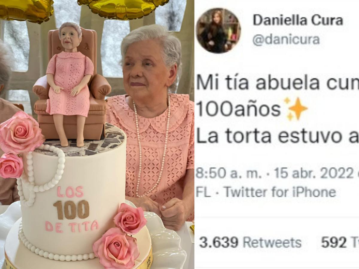 Viral: Abuelita cumplió 100 años y su nieta le regaló una torta que  conmovió a los usuarios de las redes sociales | Twitter | Colombia | Perú |  Historias | nnda nnrt | HISTORIAS | MAG.