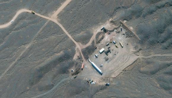 Esta imagen de satélite proporcionada por Maxar Technologies el 28 de enero de 2020 muestra la instalación nuclear de Natanz en Irán, al sur de la capital, Teherán. (Foto: AFP).