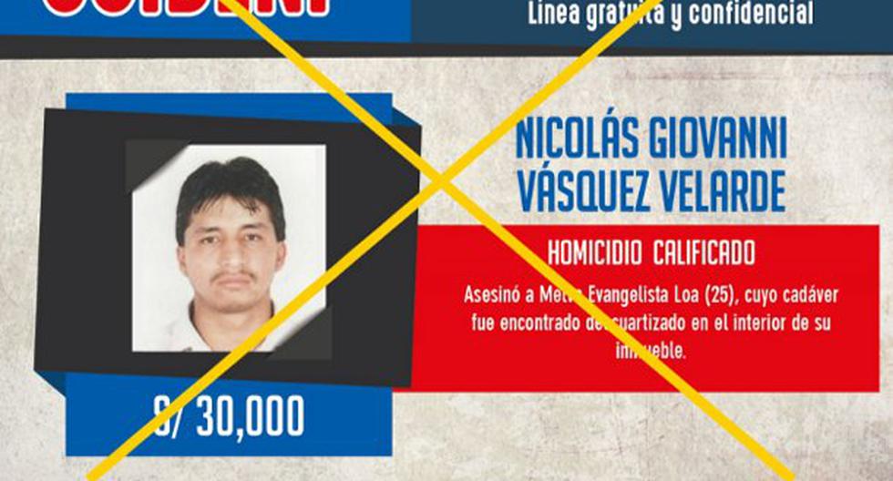 Nicolás Vásquez Velarde asesinó a su esposa y la enterró en la entrada de su vivienda. (Foto: Andina)