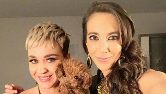 Chiara Pinasco en entrevista con Katy Perry. (Foto: Instagram)