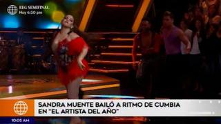 El Artista del año: Santi Lesmes y Sandra Muente tuvieron altercado por duros comentarios del jurado