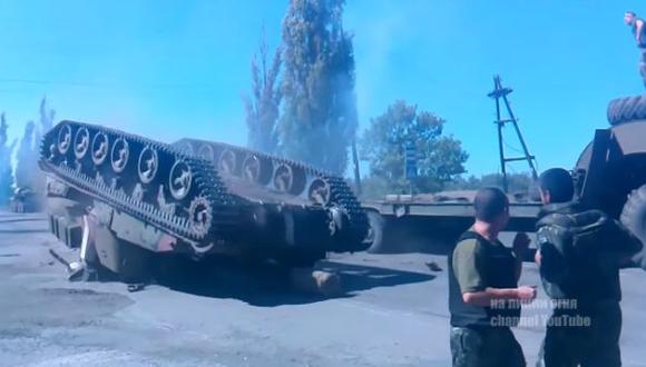 Soldados destruyeron un tanque por error de cálculo [VIDEO]