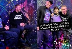 Coldplay: Chris Martin se asombra por peculiar atuendo de Bruno Pinasco “En 23 años nadie jamás la ha usado”