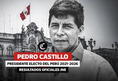 JNE proclamó a Pedro Castillo Terrones como presidente electo 2021-2026