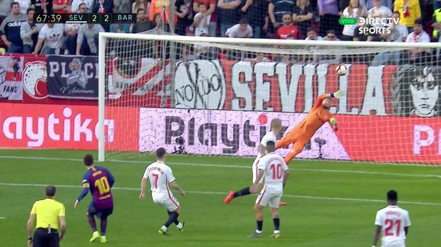 Messi y una nueva genialidad en el Barcelona vs. Sevilla: mira su segundo golazo en el Sánchez-Pizjuán. (Foto: EFE)
