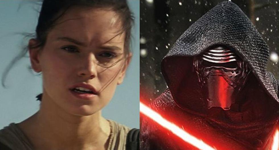 Daisy Ridley es Rey y Adam Driver es Kylo Ren en 'Star Wars' (Foto: Lucasfilm)