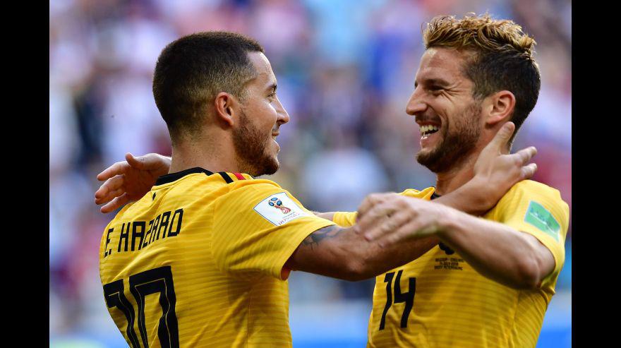 Eden Hazard metió el segundo gol de Bélgica ante Inglaterra en partido por el tercer puesto de Rusia 2018 (Foto: Agencias)