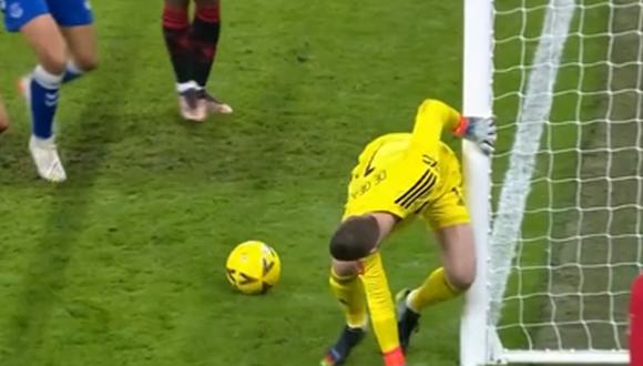 De Gea sufre blooper insólito y regala gol en el Manchester United vs. Everton | Foto: captura