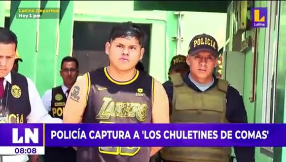Policía captura a "Los chuletines de Comas". (Foto: Latina)