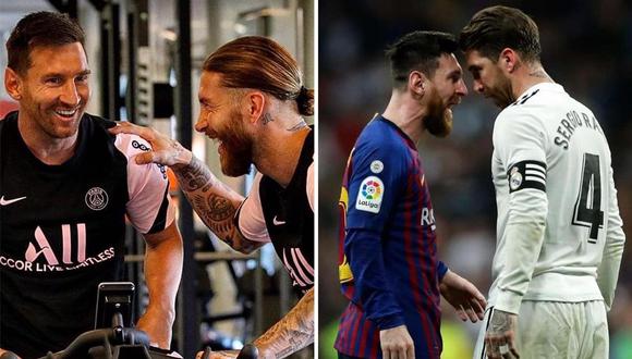 Lionel Messi se refirió a cómo es tener a Sergio Ramos de compañero. (Foto: PSG/EFE)