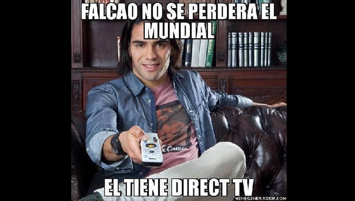 El Meme: Falcao no se perderá el Mundial Brasil 2014