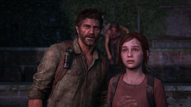 Ellie y Joel en The Last of Us Part I.