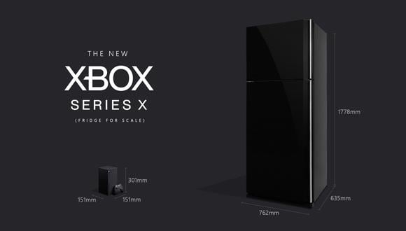 Así es el mini refrigerador inspirado en la Xbox Series X. (Imagen: Microsoft)