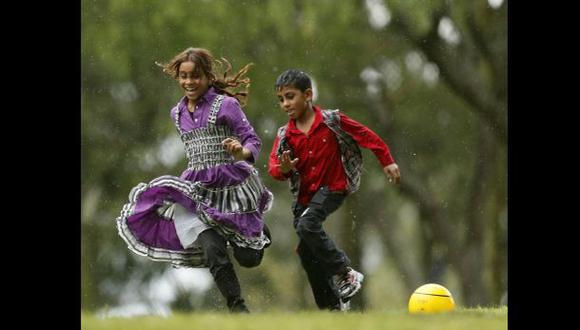 Los refugiados sirios ya ríen y corren en Uruguay [FOTOS]
