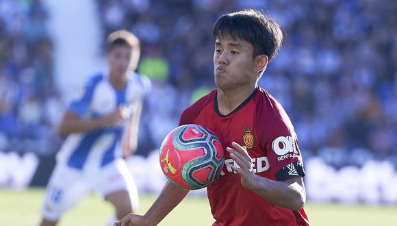 Takefusa Kubo llegó al Mallorca cedido del Real Madrid. (Diario AS)