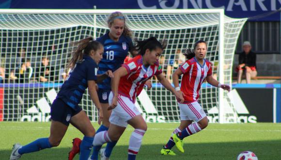 Estados Unidos humilló 6-0 a Paraguay en el Mundial Sub 20 Femenino. (Foto: Twitter)