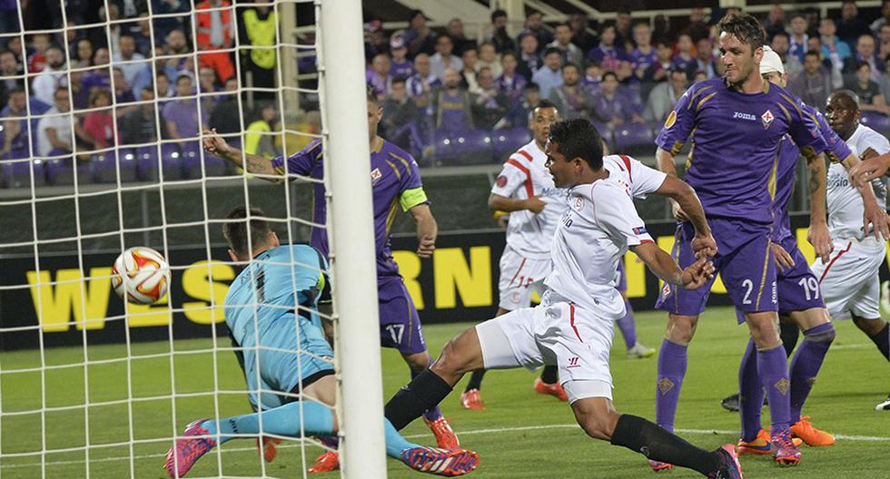 Fiorentina vs Sevilla en imágenes. (Foto: EFE)