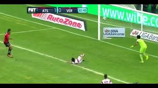 Pedro Gallese perdió con el Veracruz con este autogol