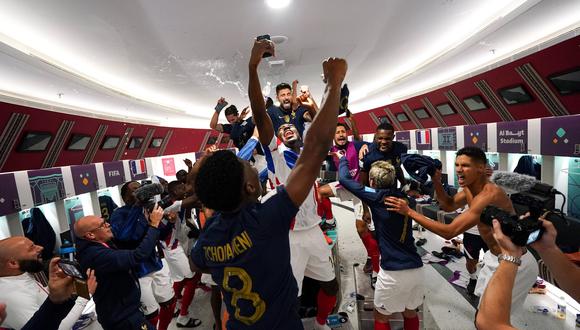 Celebración de Francia por acceder a la semifinal del Mundial. (Foto: FFF)