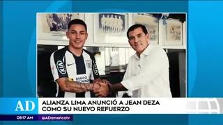 Alianza Lima confirma a Jean Deza como refuerzo