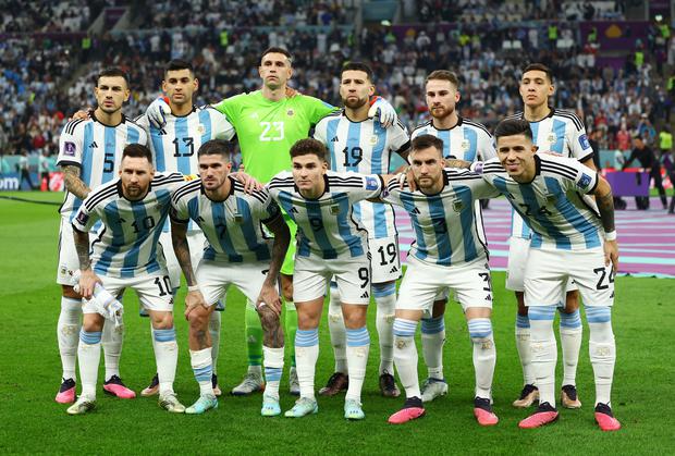 Lineup of Argentina in Qatar 2022 |  Photo: REUTERS