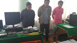 Cajamarca: capturan a banda que robó equipos valorizados en  S/350 mil de empresa 