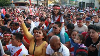 Realizaron marcha de apoyo a Paolo Guerrero