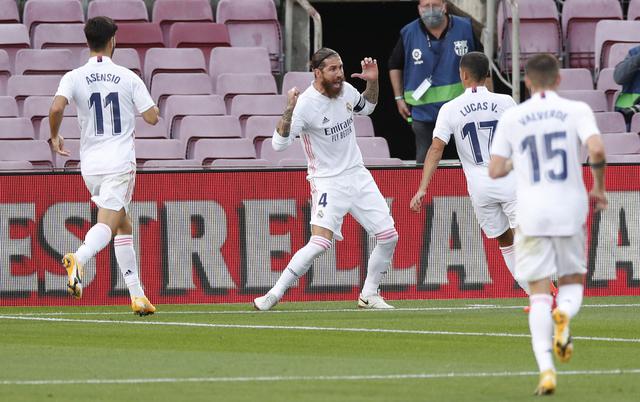 Sergio Ramos convirtió el 2-1 a favor del Real Madrid