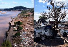 Retirada parcial del agua muestra estragos en sur de Brasil