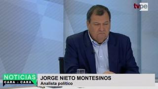Jorge Nieto no descarta postular a la presidencia en eventuales elecciones en el 2020