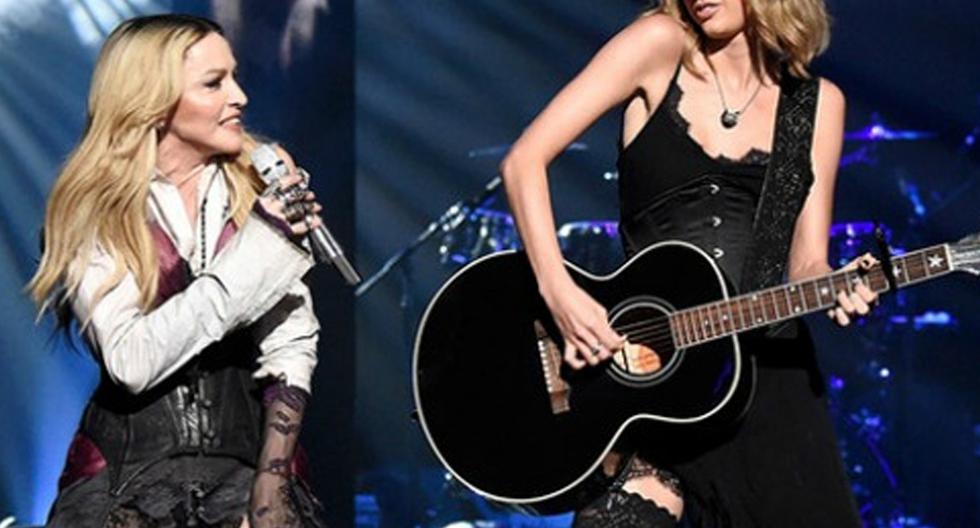 Madonna es una de lartistas con las que Taylor Swift ha compartido escenario. (Foto: Facebook)