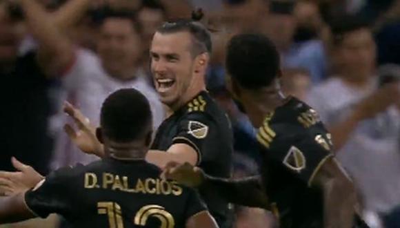 Gol de Gareth Bale para el 2-0 de Los Angeles FC vs. Sporting Kansas City. (Captura: MLS)