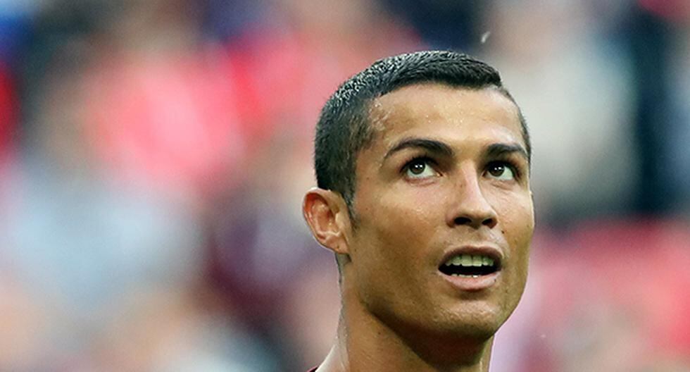 Cristiano Ronaldo está en el centro de atención tras conocerse su deseo de no seguir en el Real Madrid. Todos querían hablar con el capitán de Portugal. (Foto: EFE)