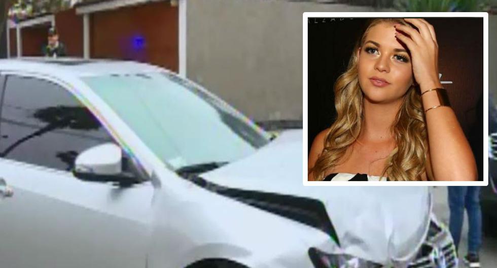 La modelo Brunella Horna sufrió un accidente vehicular (Video: América Televisión)