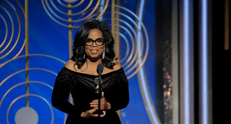 Oprah Winfrey y su impactante discurso. (Foto: Getty Images)