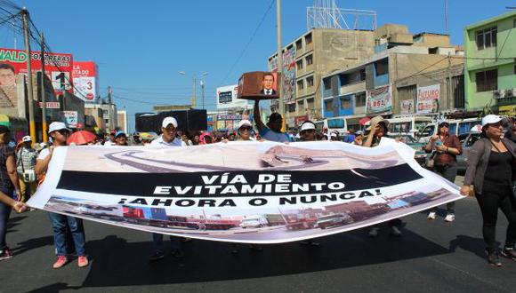 Anuncian protestas en Lima y Chimbote por vía de evitamiento