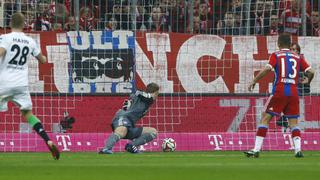Neuer también falla: ‘blooper’ y gol del Mönchengladbach