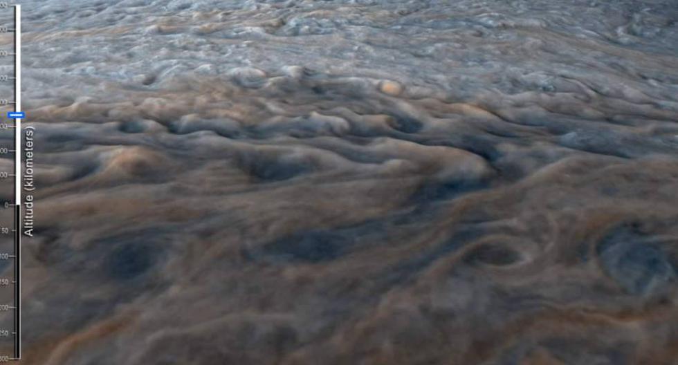 NASA y Júpiter: Juno se sumerge en la Gran Mancha Roja. (Foto: NASA/YouTube)