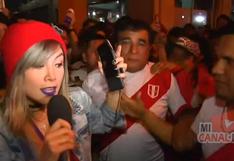 Perú vs Argentina: acosan en vivo a una reportera tras el partido