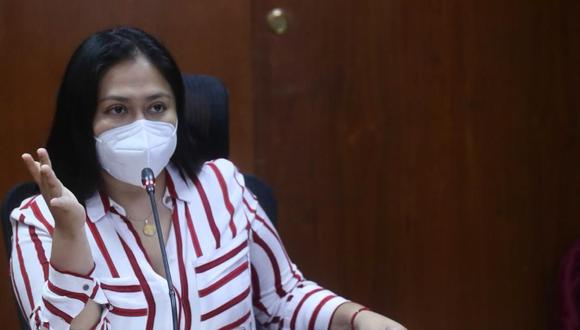 Heidy Juárez ha rechazado ser responsable de la difusión de los audios que protagonizan Lady Camones y César Acuña (Foto: Congreso)