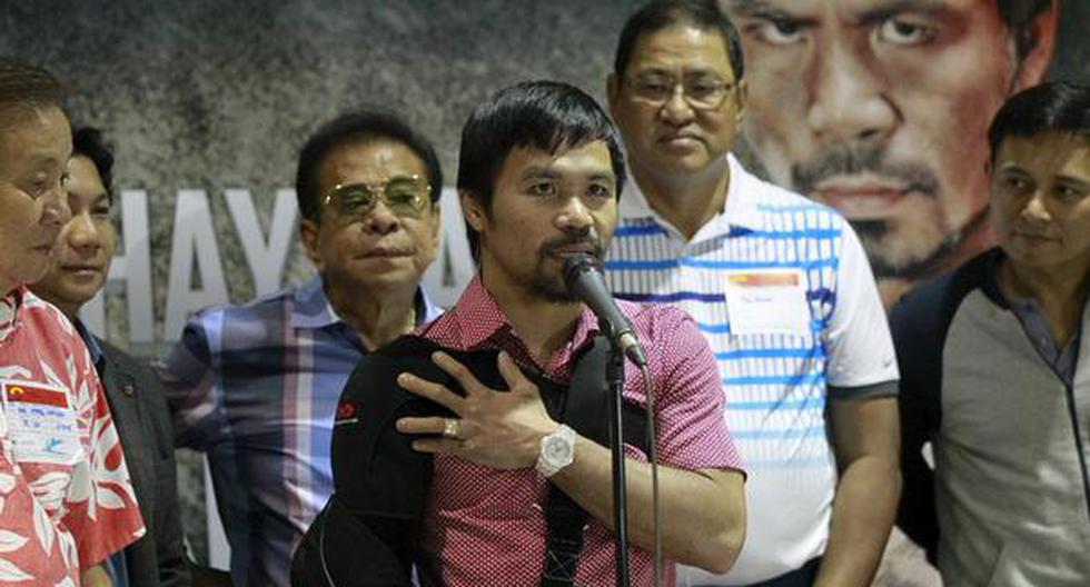Manny Pacquiao regresó a Filipinas. (Foto: Getty images)