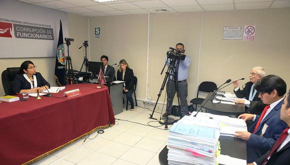La jueza María de los Ángeles Álvarez en la audiencia de este martes. (Foto: Poder Judicial)