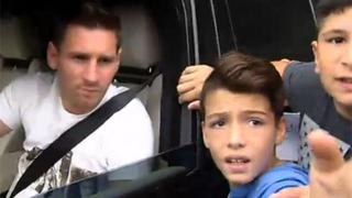 La increíble reacción de un niño al encontrarse con Leo Messi