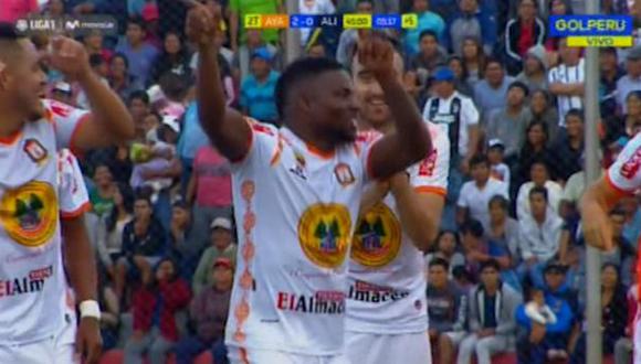 Alianza Lima vs. Ayacucho: Carlos Preciado y la gran definición para el 2-0 en el Ciudad de Cumaná | Foto: captura