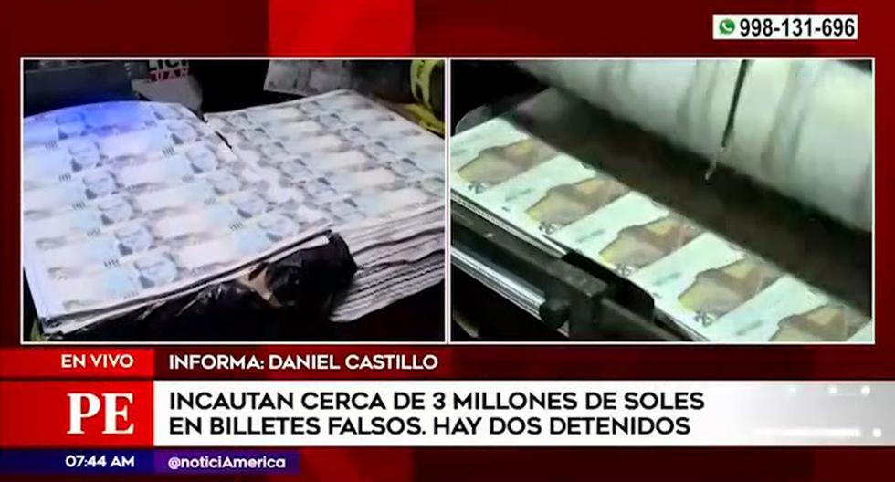 PNP desbarata organización criminal que producía y distribuía billetes  falsos en Lima y Junín - Noticias - Ministerio del Interior - Plataforma  del Estado Peruano