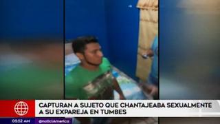 Tumbes: capturan a sujeto acusado de chantajear a su pareja con videos privados