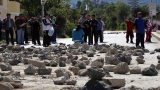 Pobladores bloquearon carretera exigiendo una ambulancia