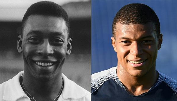 Kylian Mbappé fue comparado con Pelé por su juventud al ganar su primer Mundial. (Foto: AFP)