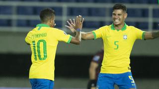 Brasil derrotó 3-1 a Uruguay por el grupo B del Preolímpico 2020