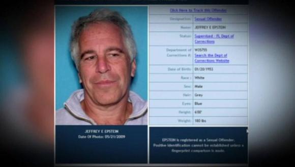 Jeffrey Epstein está acusado de dirigir una vasta red de niñas menores de edad con las que traficaba. Foto: Florida Department of Law Enforcement, via BBC Mundo